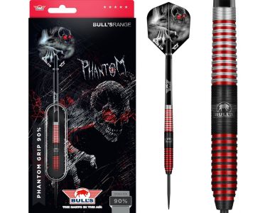 Bull's steeltip Phantom Grip 90% Red 23 gr