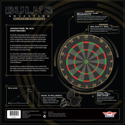 Bull's Advantage Black 3