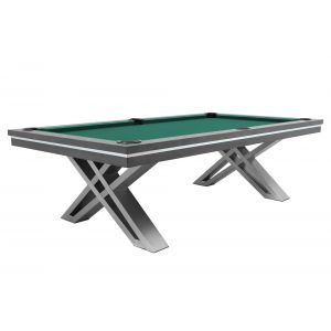 BILLARD DE TABLE PIERCE - GRIS - 8ft (2,5m) 1