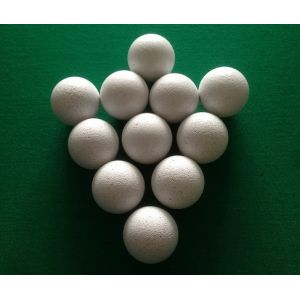 LOT DE 11 BALLES EN LIEGE BLANCHES 14G 1