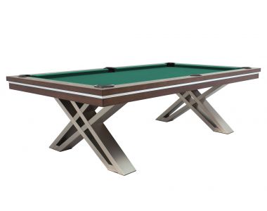 BILLARD DE TABLE PIERCE - BRUN - 8ft (2,5m)