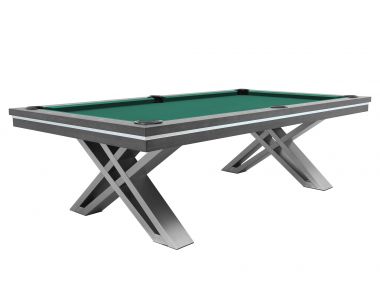 BILLARD DE TABLE PIERCE - GRIS - 8ft (2,5m)