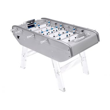 BABYFOOT B90 GRIS METAL ET TRANSPARENT