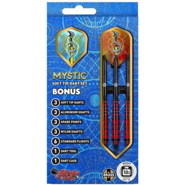 Shot Value Range Mystic Softtip Darts Set 18 gr