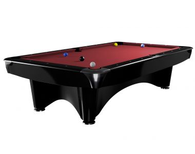 BILLARD DYNAMIC III - NOIR LAQUÉE - 8ft (2,5m)