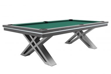 BILLARD DE TABLE PIERCE - GRIS - 8ft (2,5m)