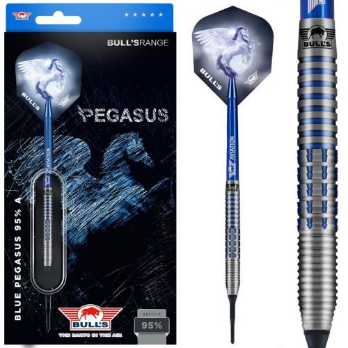 Bull's Softtip Blue Pegasus 95% 18gr 1