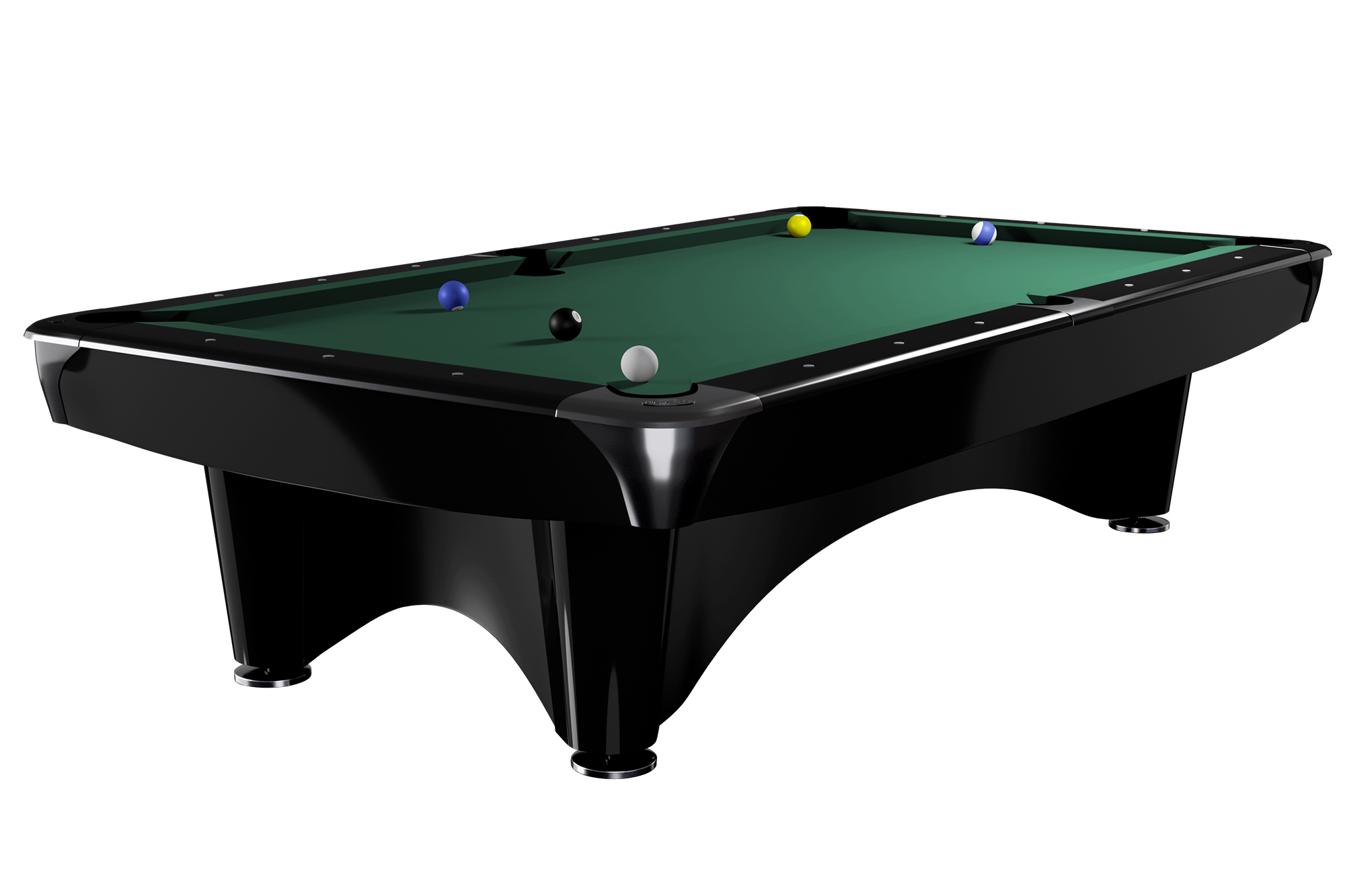 Billard COOL 7 FT design Industriel Américain avec Tapis Noir